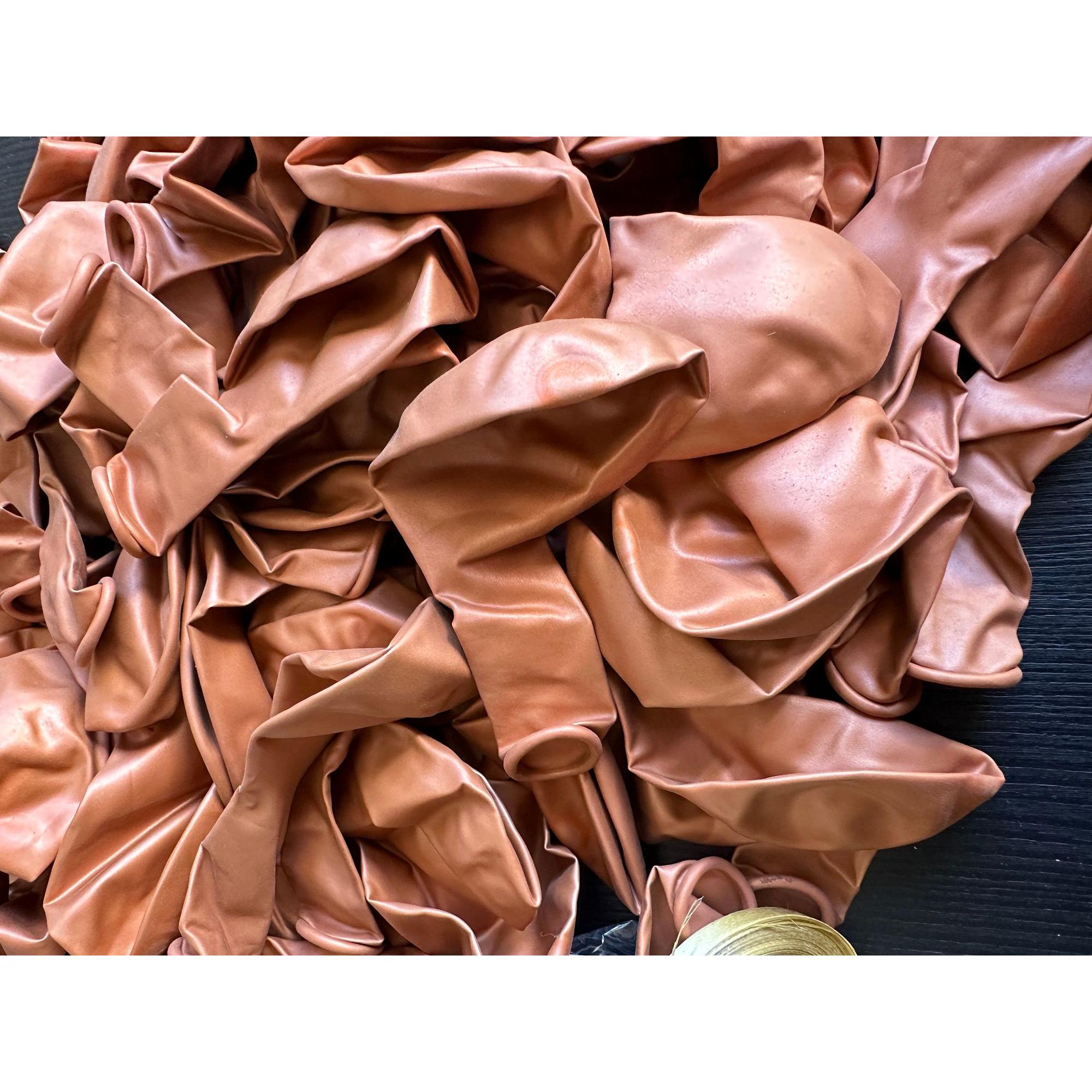 70 Pcs Caramel Brown Balloons: Boho Party Decorations