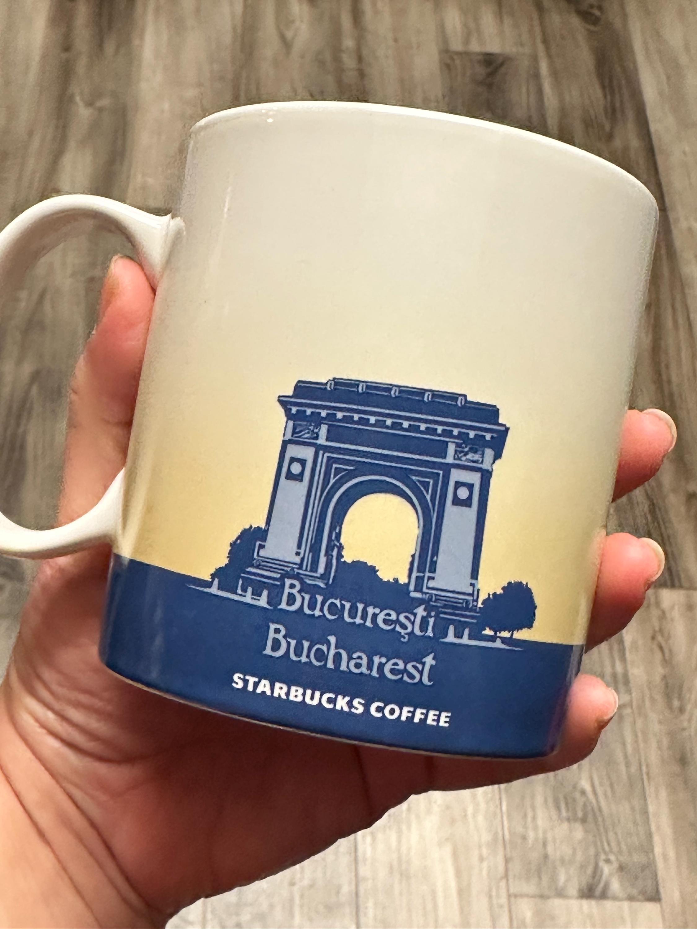 Authentic Starbucks Bucharest Global Icon Mug 16 oz. Ship Fast!