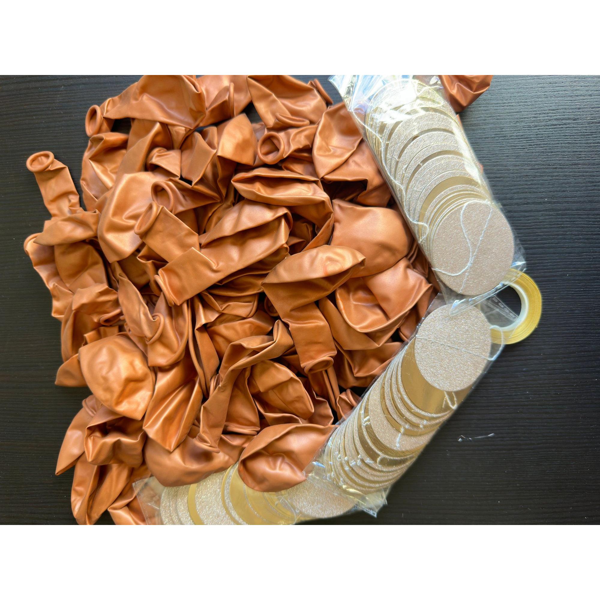 70 Pcs Caramel Brown Balloons: Boho Party Decorations