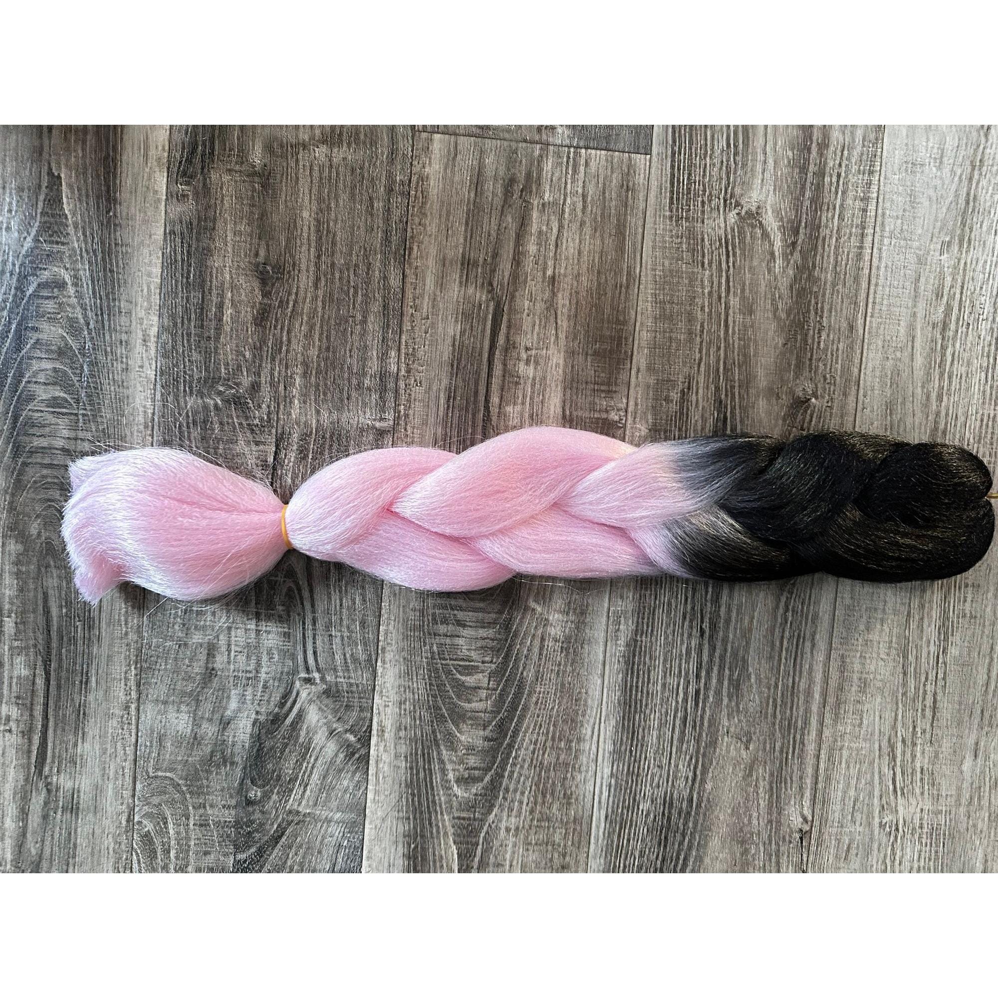 23" Jumbo Braid Wig: Colorful Synthetic Hair Extension